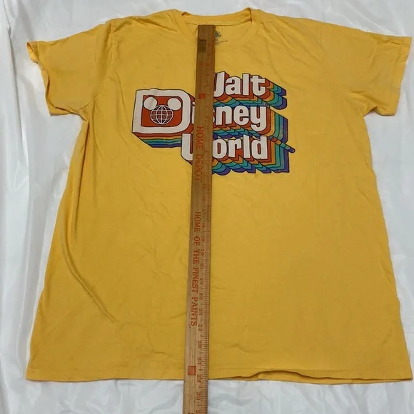 Disney T-shirt Retro Walt Disney World Retro Graphic Tee Rainbow Adult XL Mickey - Picture 5 of 9